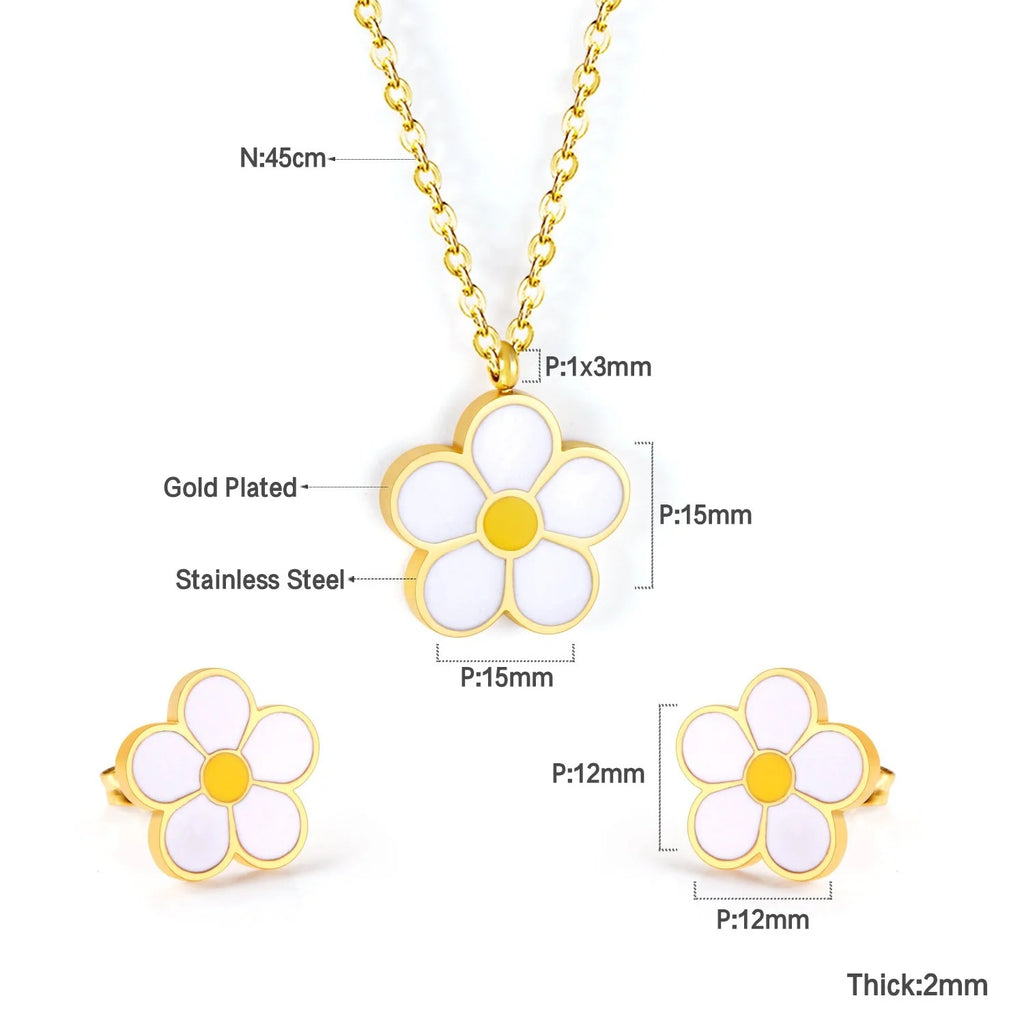 Trui Daisy Motif Drop Set | Buy Set or Individual