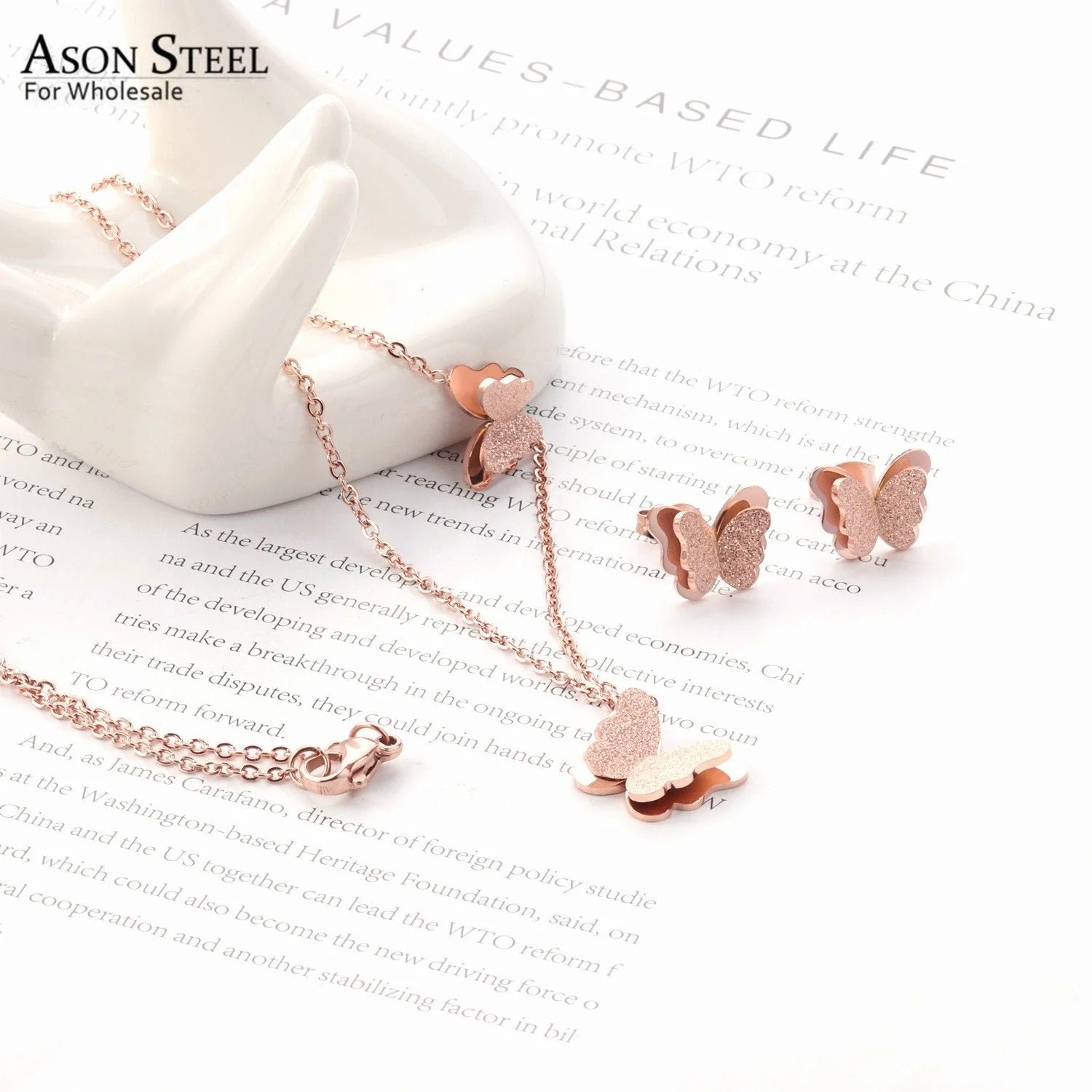 Sylvie Double Motif Butterfly Set | Buy Set or Individual