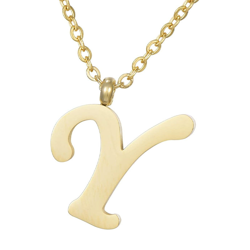 Jessie Initial Letter Necklace