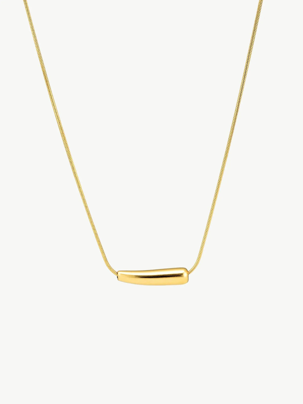 Tantine Gold Bar Necklace | Waterproof 18k Gold