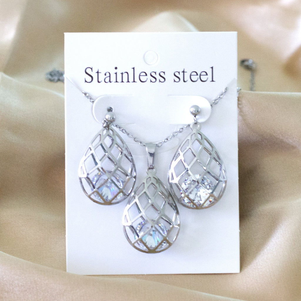 Palome Teardrop Cage Crystal Set | Buy Set or Individual