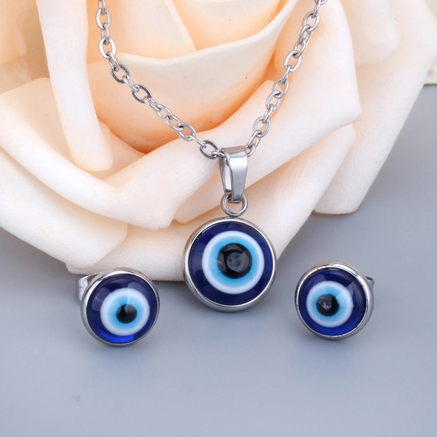 Keira Blue Evil Eye Protection Set | Buy Set or Individual
