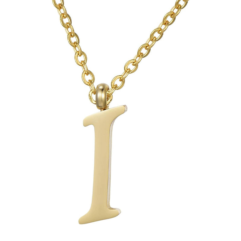 Jessie Initial Letter Necklace
