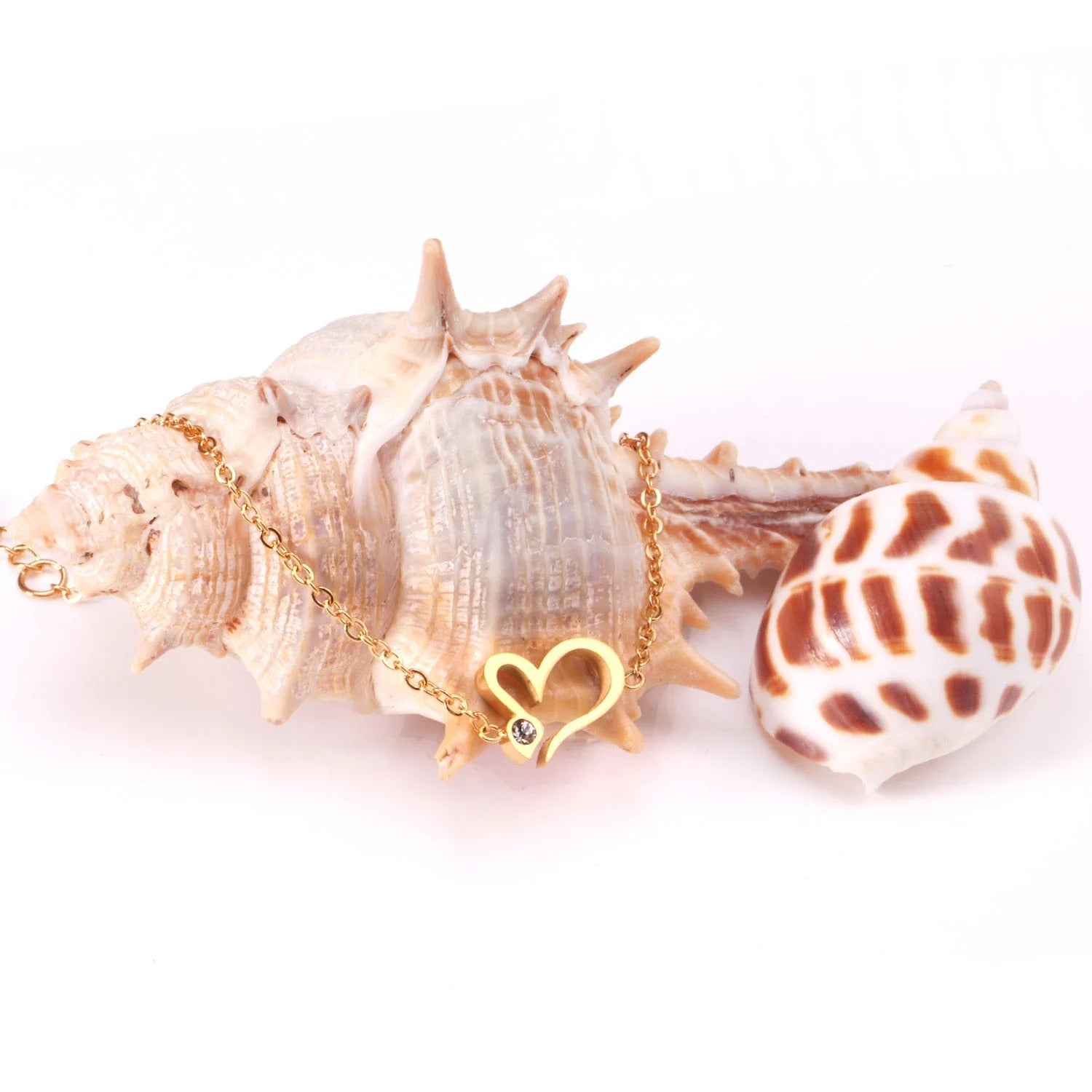 Bonnie Love Heart Bracelet | Waterproof 18k Gold & Silver