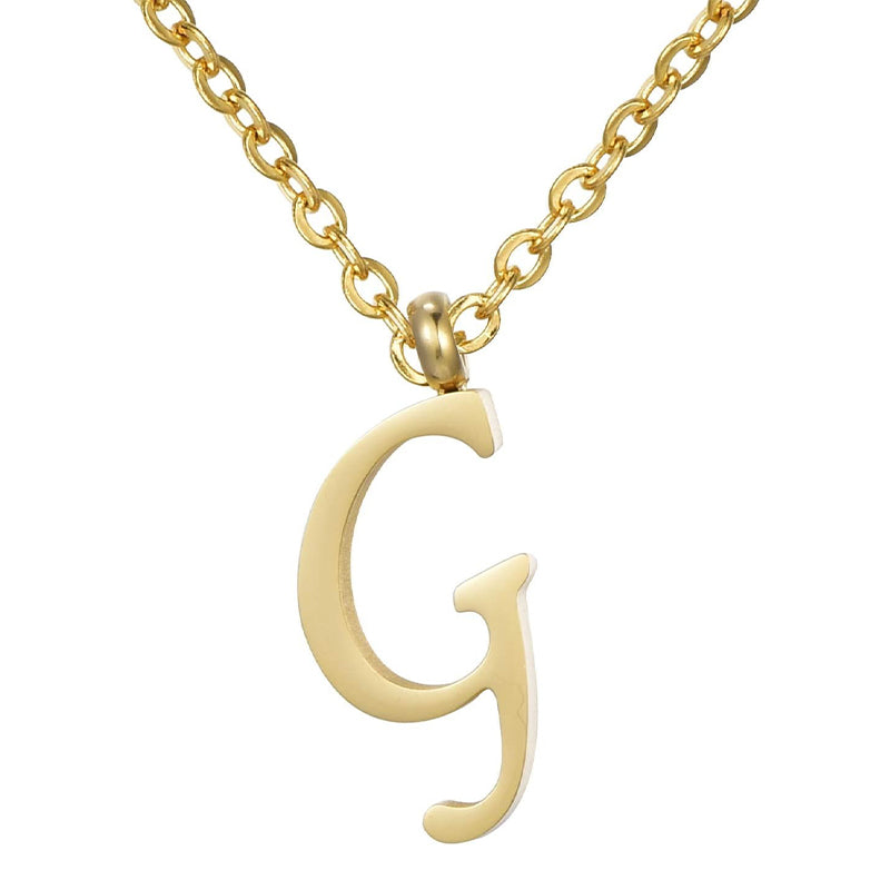 Jessie Initial Letter Necklace