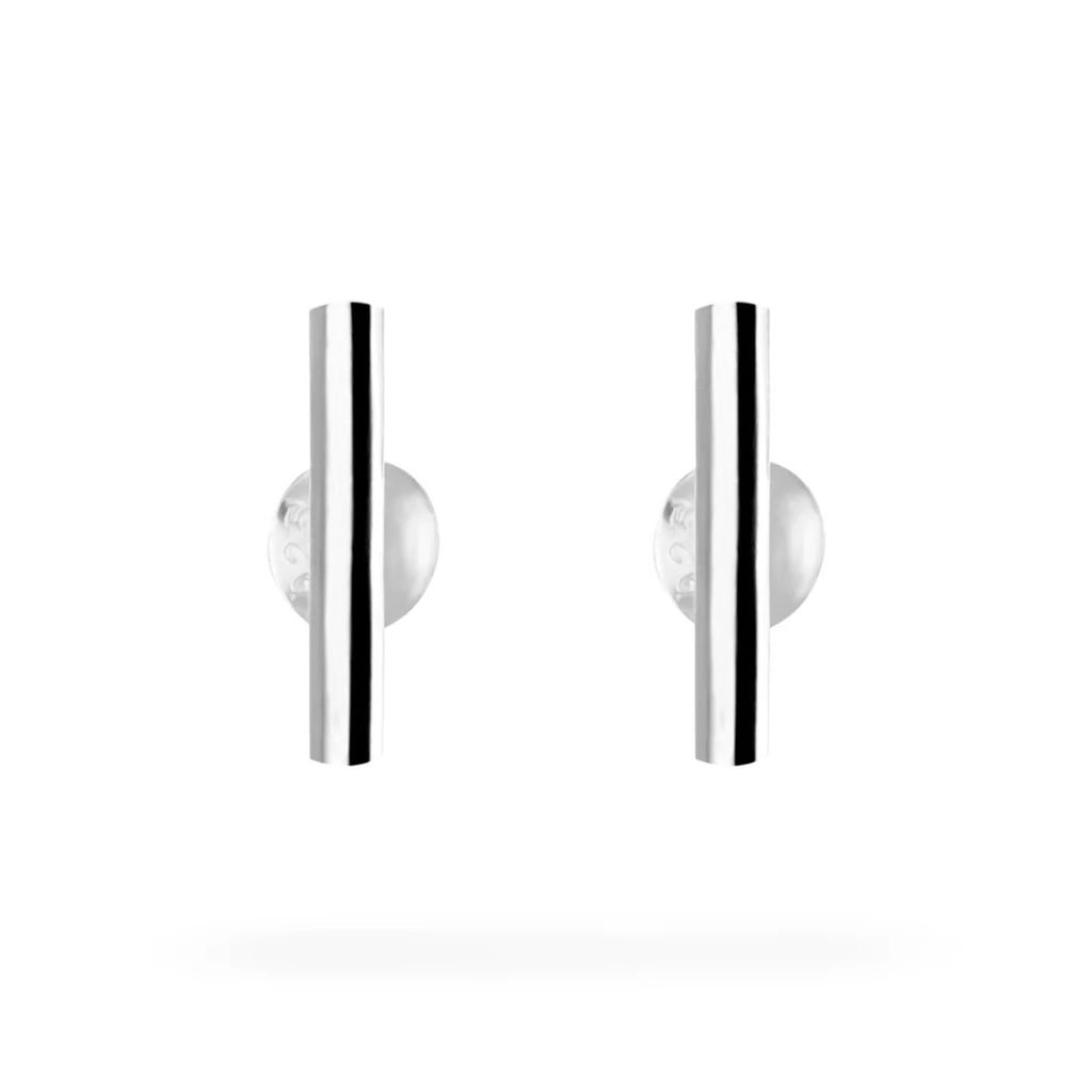 Artis Cylindrical Bar Studs | Waterproof Steel Silver