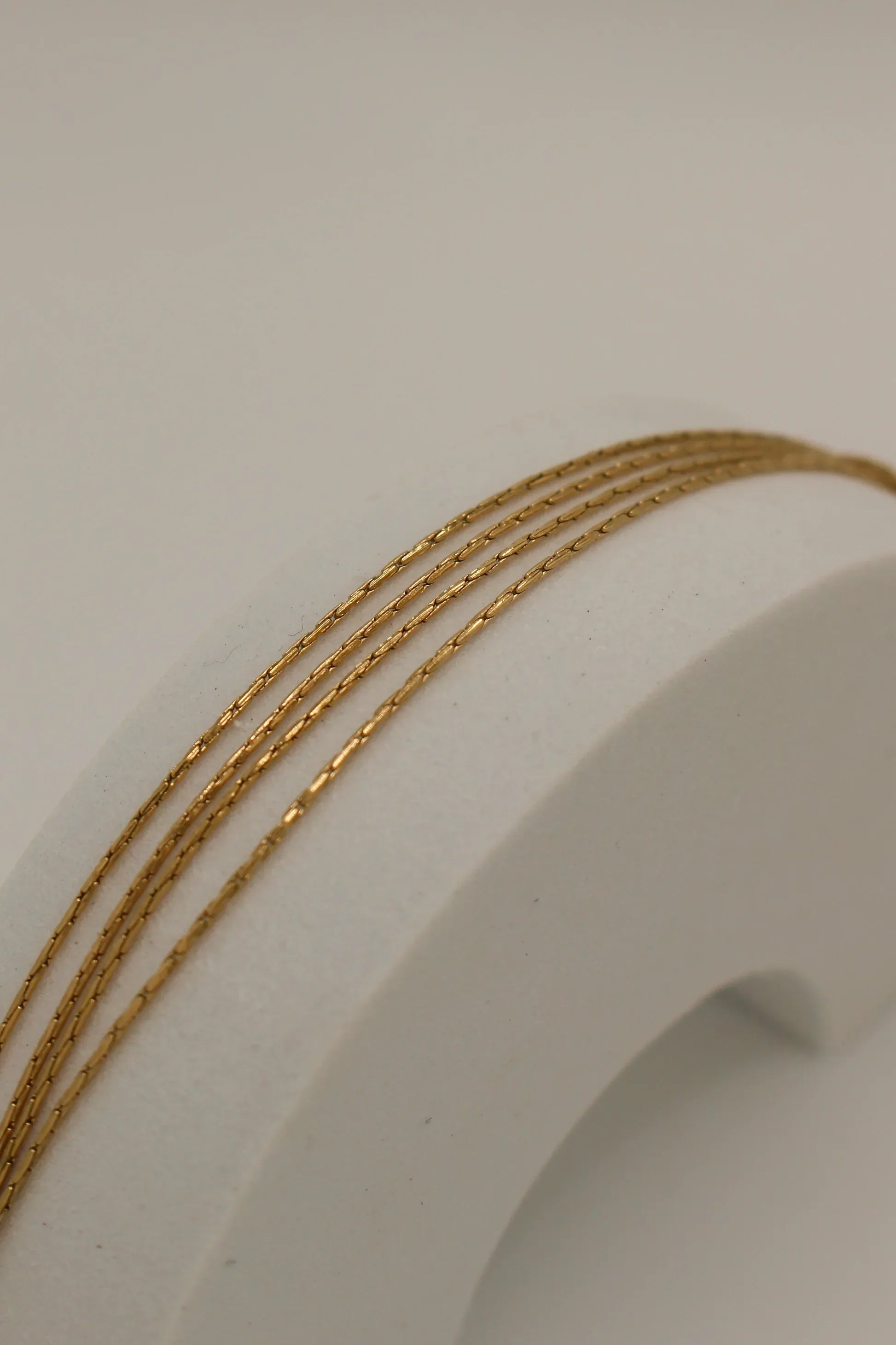 Cosima Multilayer Chain Necklace | Waterproof 18k Gold