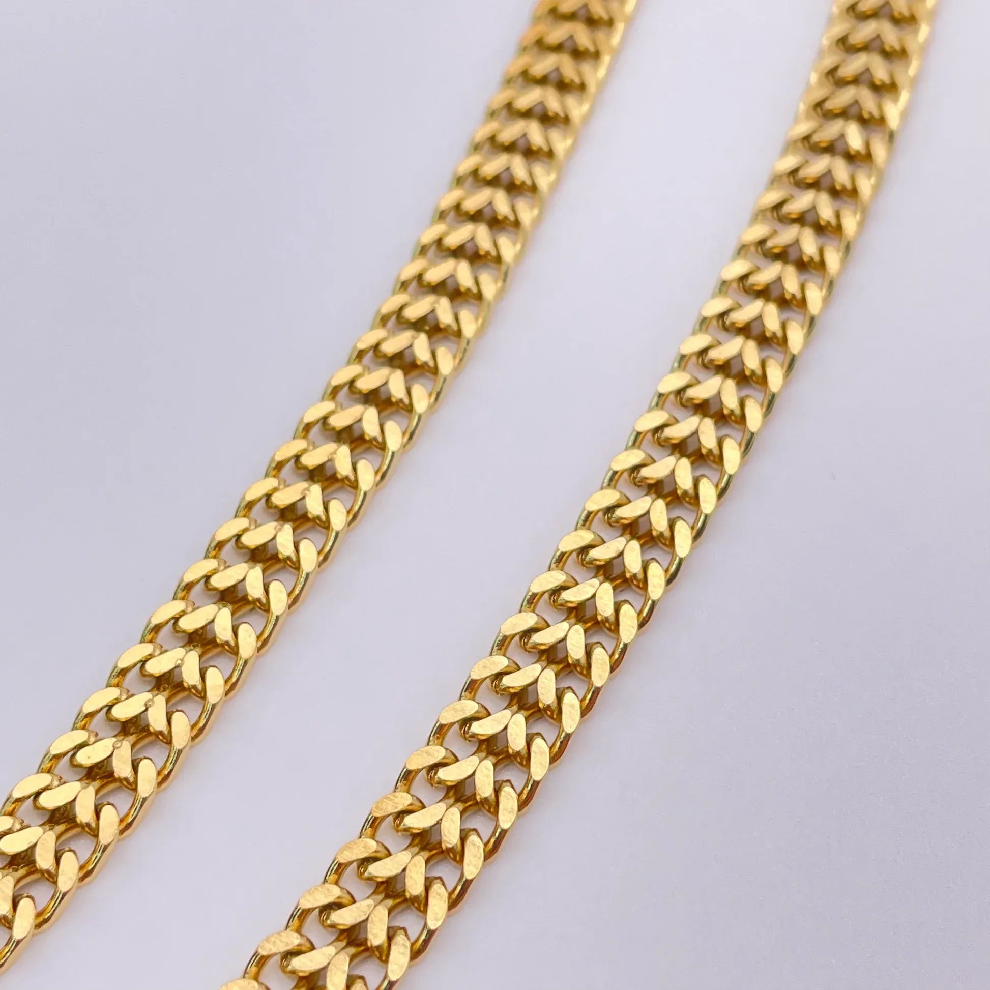 Elaris Double Curb Chain Bracelet | Waterproof 18k Gold