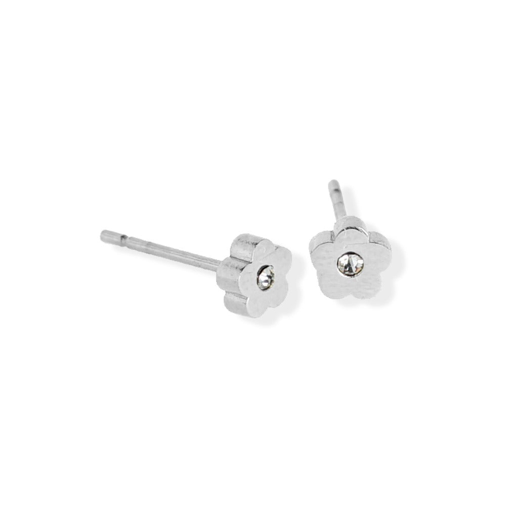 Aria Daisy Studs | Waterproof 18k Gold & Silver