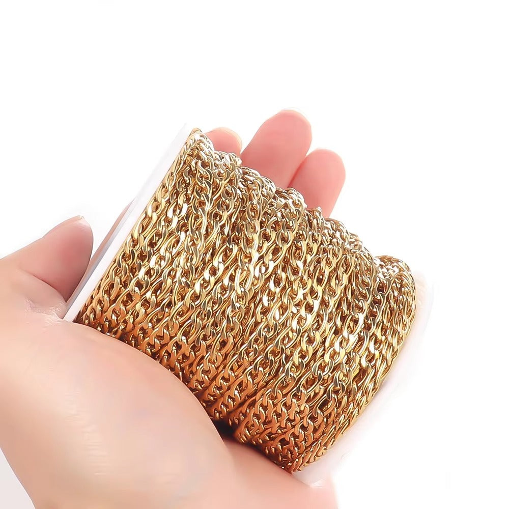 Darcy Custom Cut Figaro Chain 4.5mm Wide