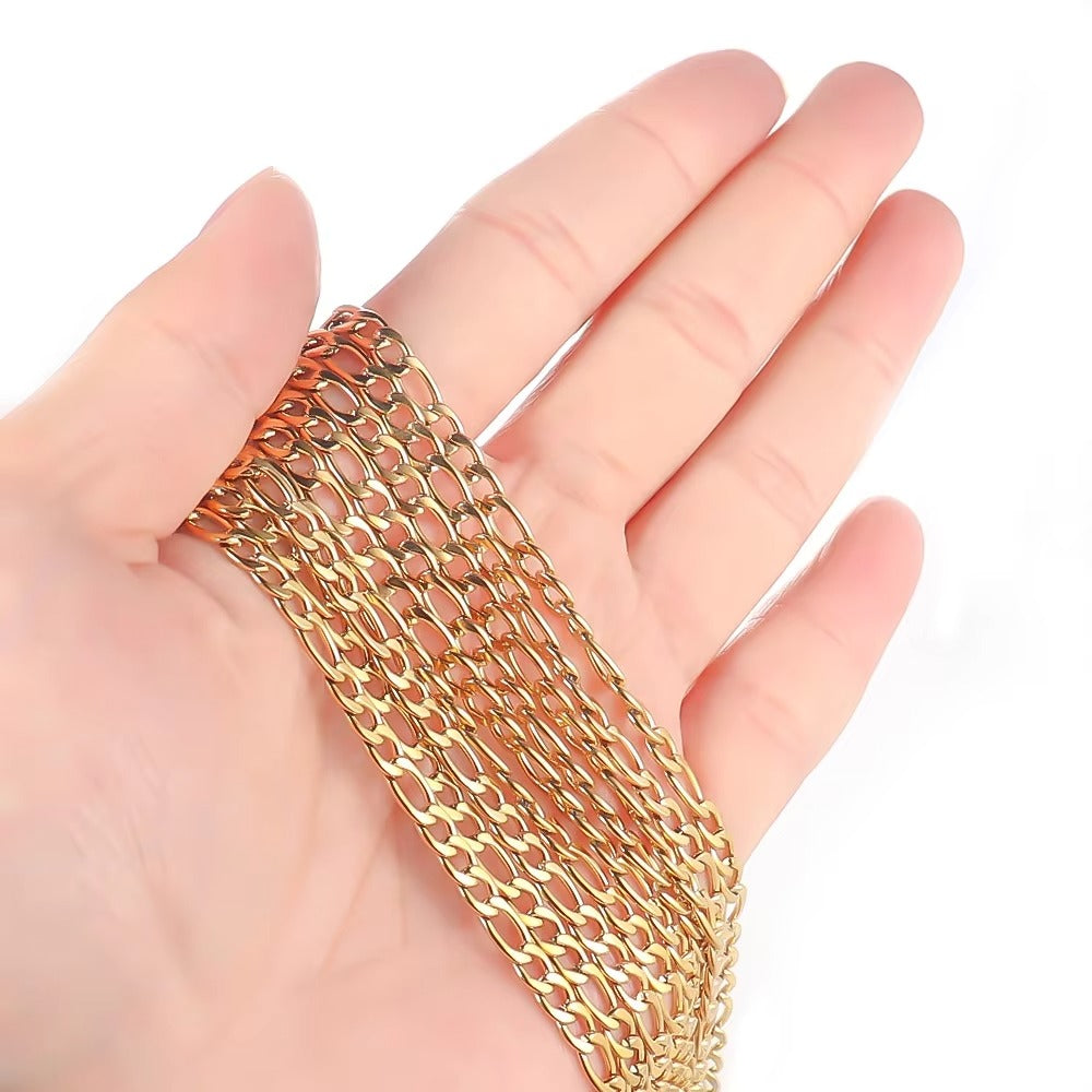 Darcy Custom Cut Figaro Chain 4.5mm Wide