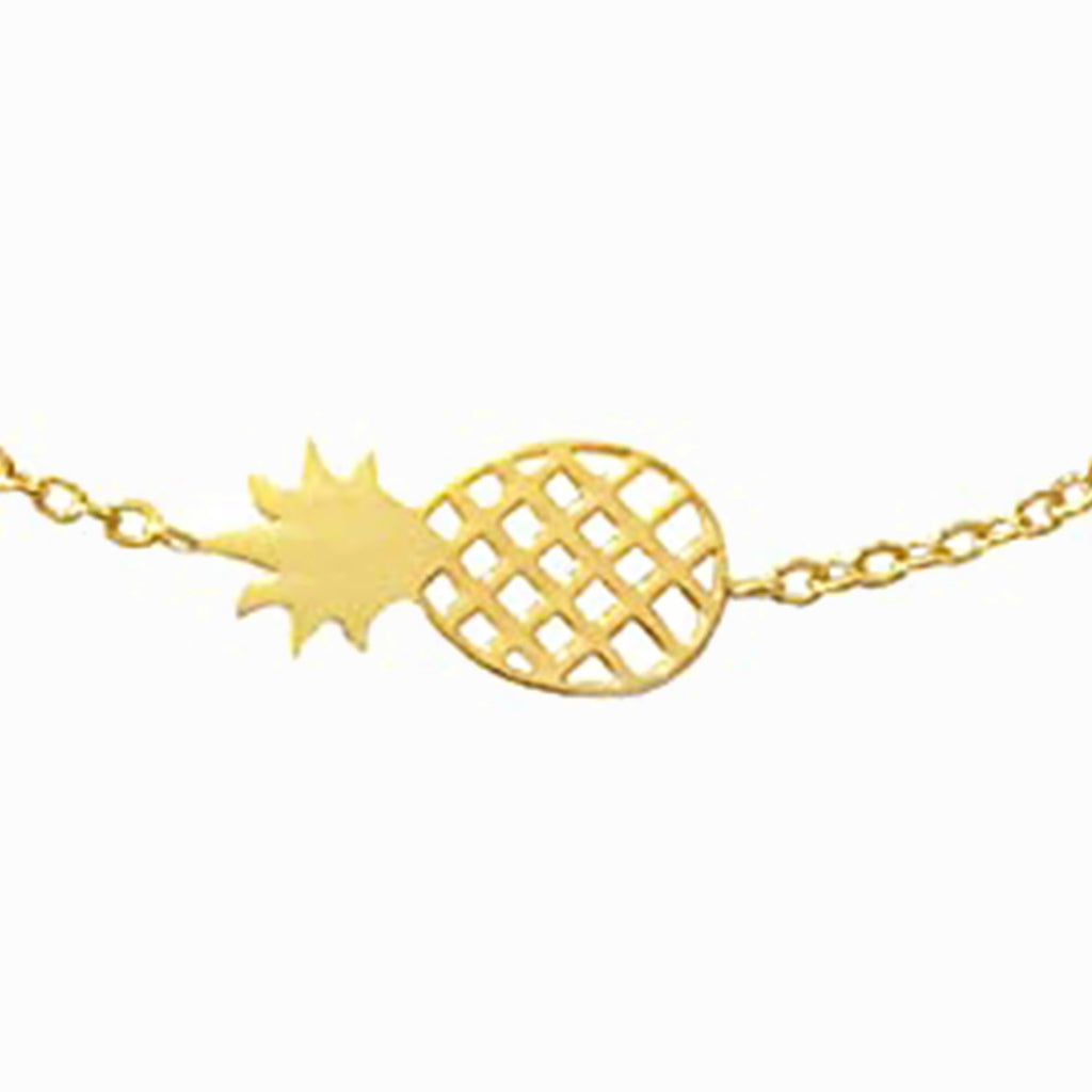 Georgia Pineapple Bracelet | Waterproof 18K Gold