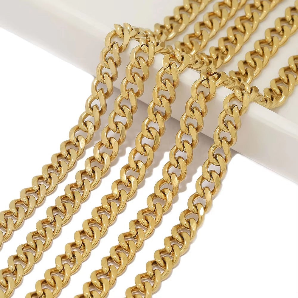 Keelin Custom Cut Cuban Chain 6mm Wide