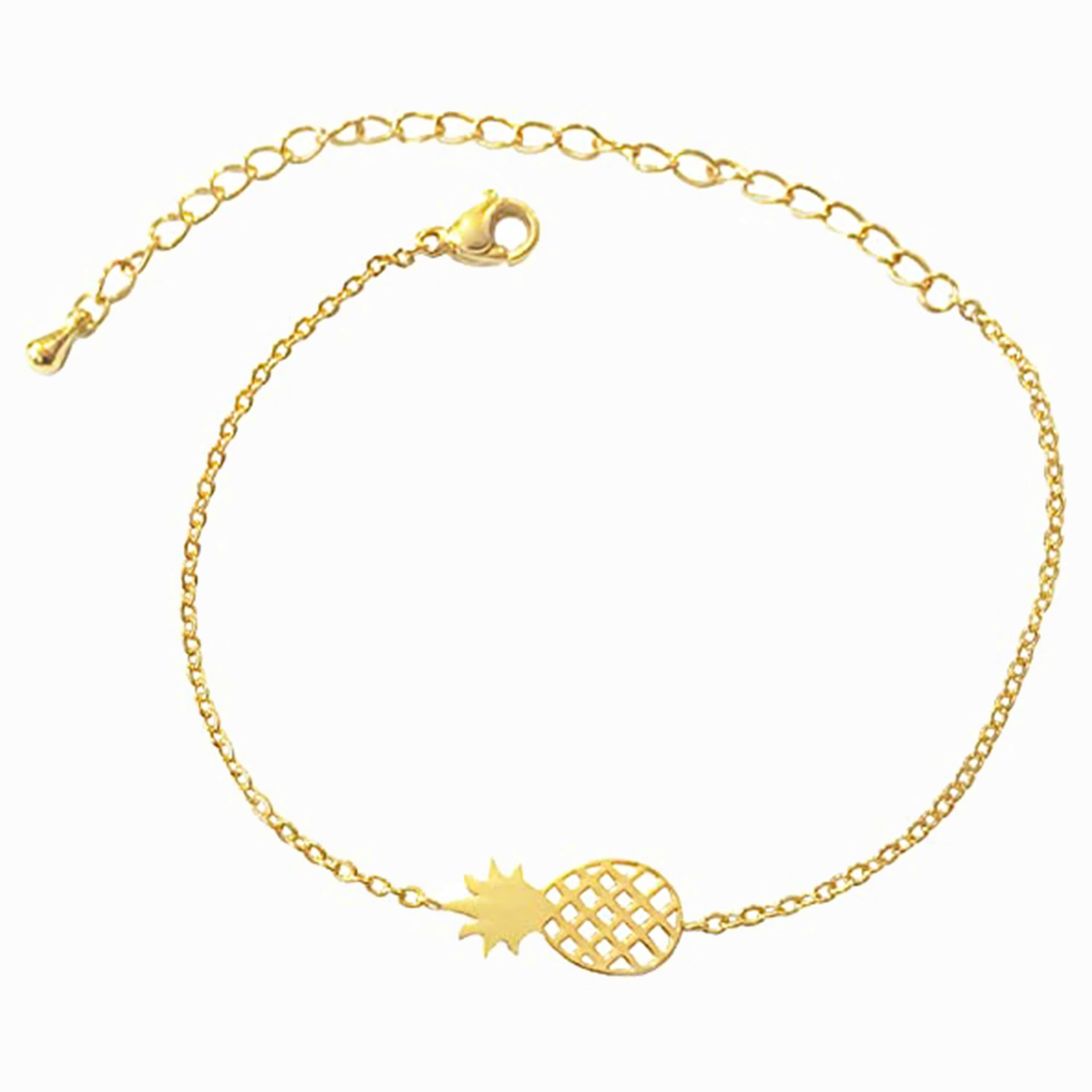 Georgia Pineapple Bracelet | Waterproof 18K Gold