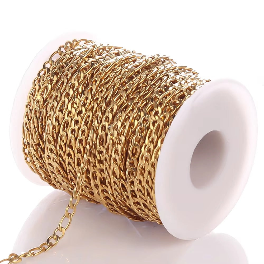 Darcy Custom Cut Figaro Chain 4.5mm Wide