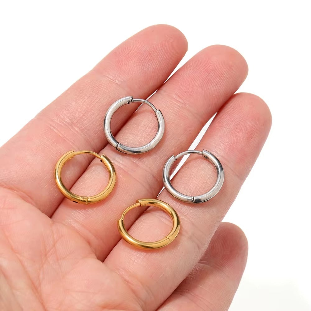 Orna Sleeper 10mm Hoop Earrings