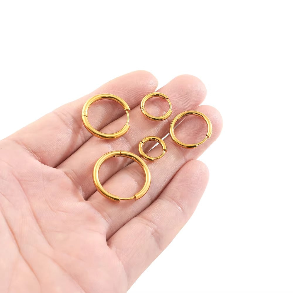 Tara Gold Huggie Sleeper Hoops