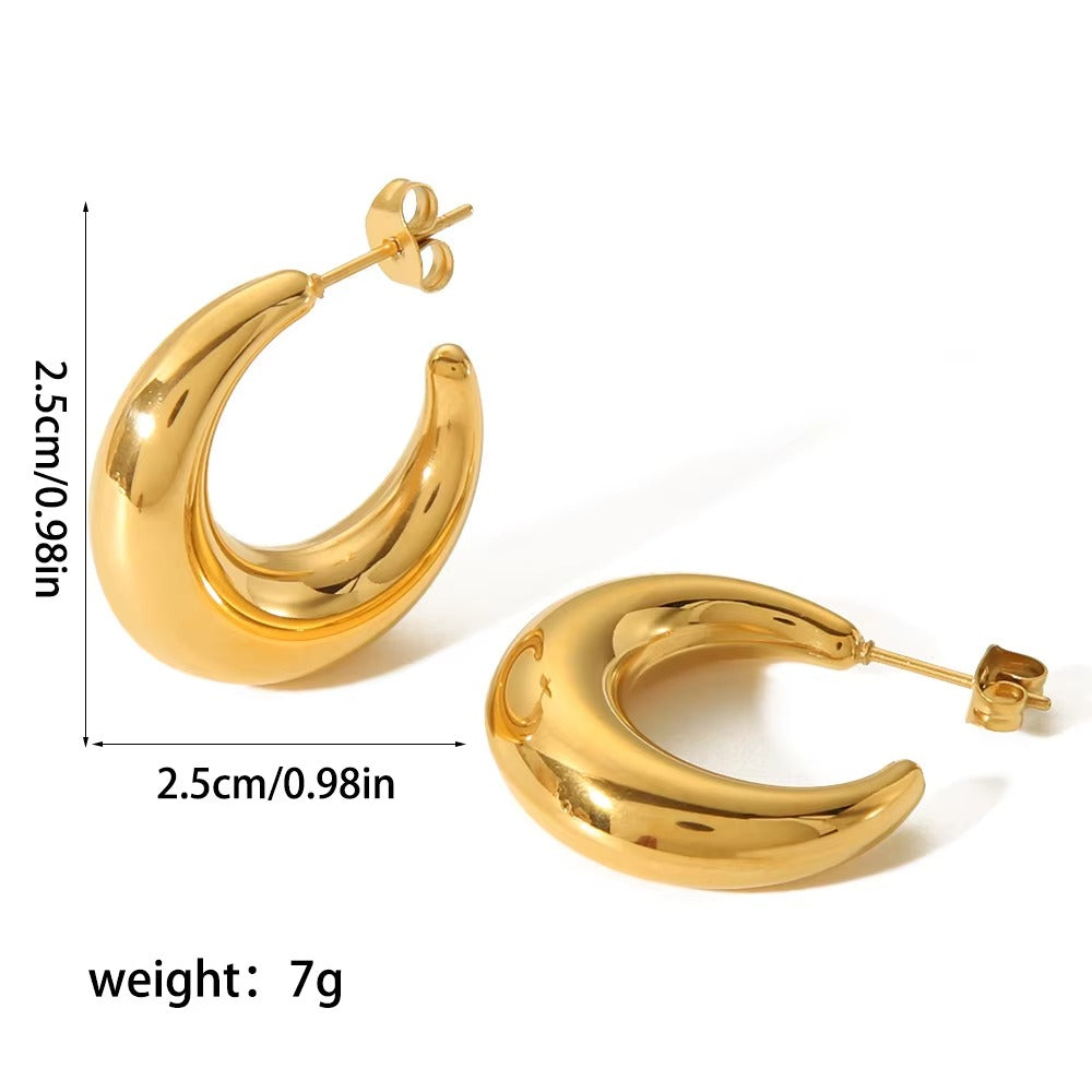 Grace Moon Statement Hoops
