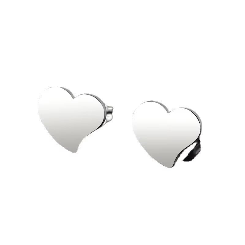 Ariana Love Heart Studs | Waterproof 18k Gold & Silver