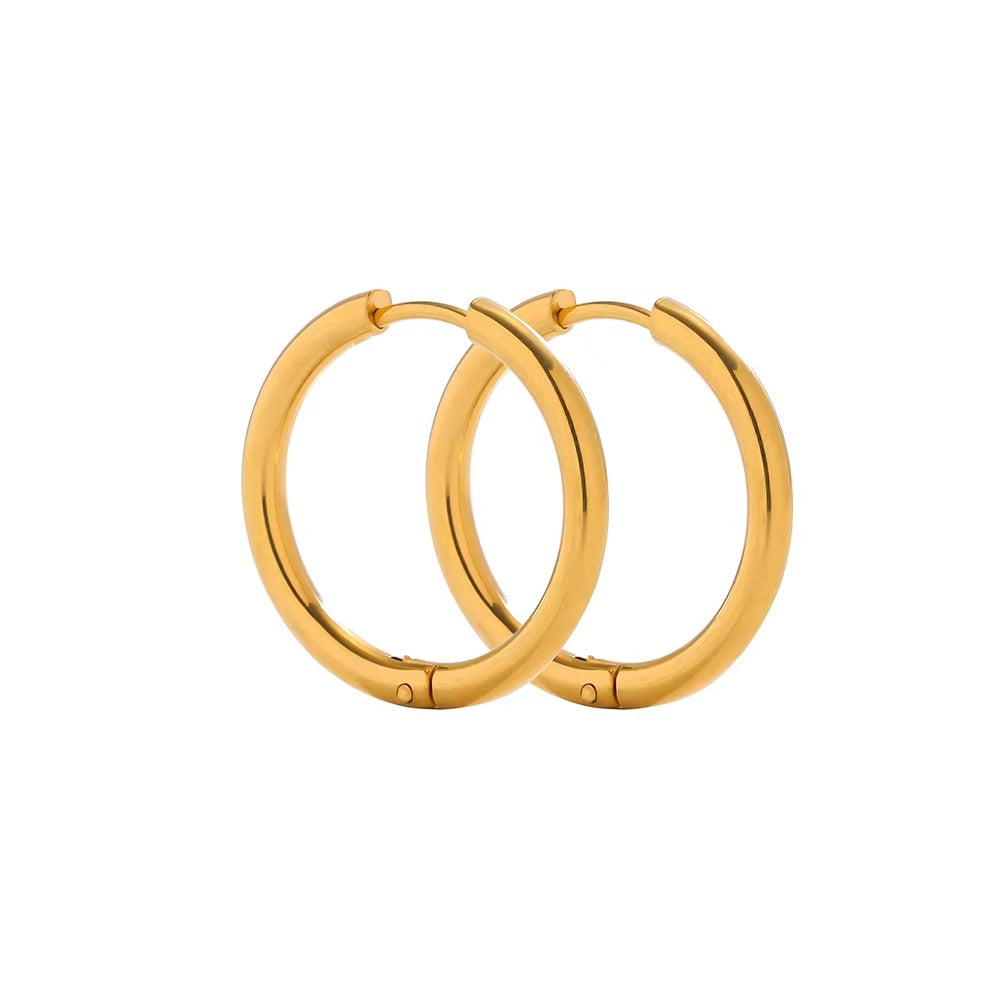 Tara Gold Huggie Sleeper Hoops