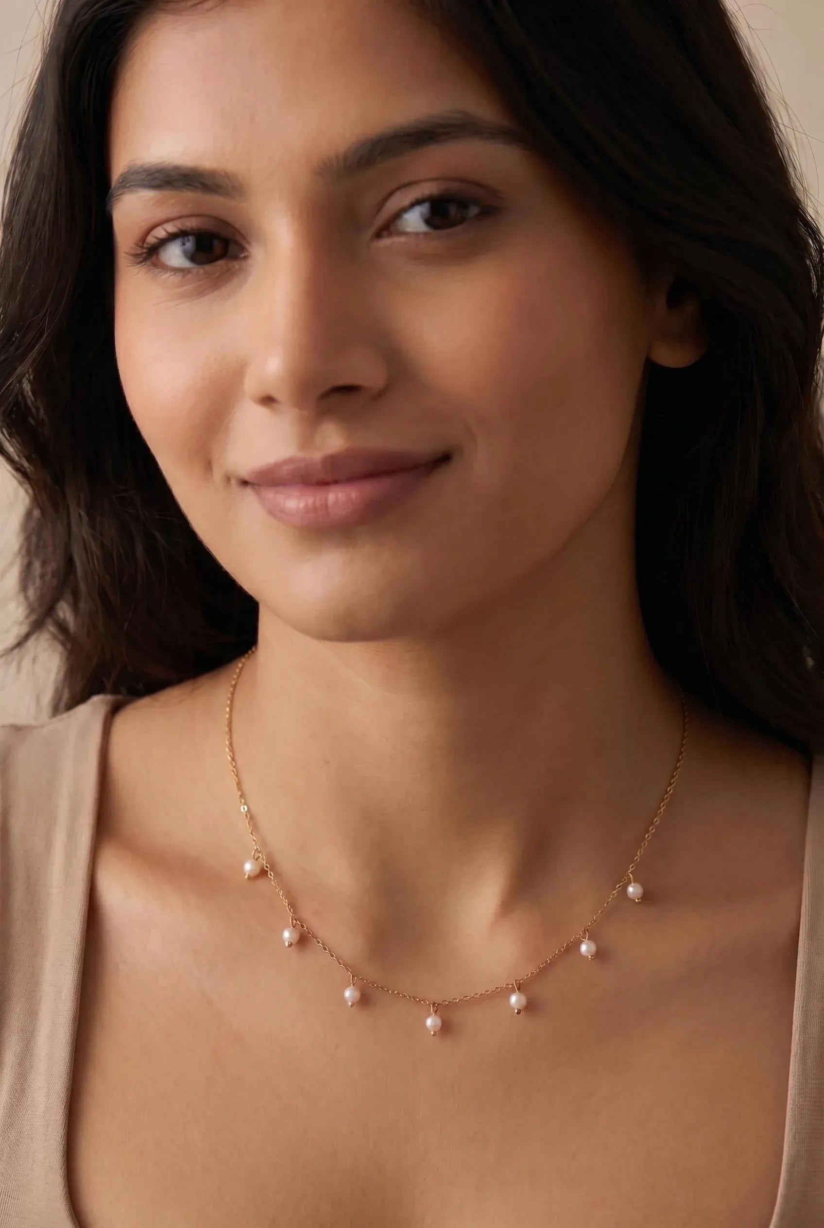 Amaya Pearl Necklace | Waterproof 18k Gold
