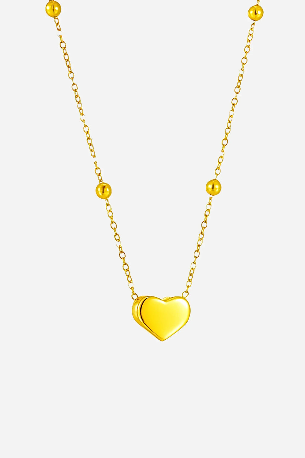 Brea Heart Necklace | Waterproof 18k Gold