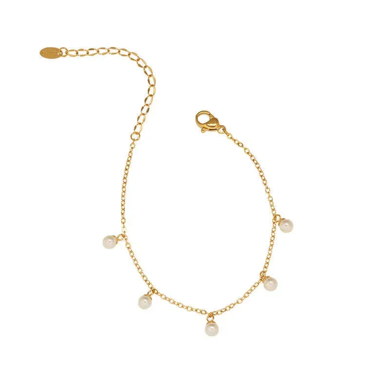 Amaya Pearl Bracelet | Waterproof 18k Gold