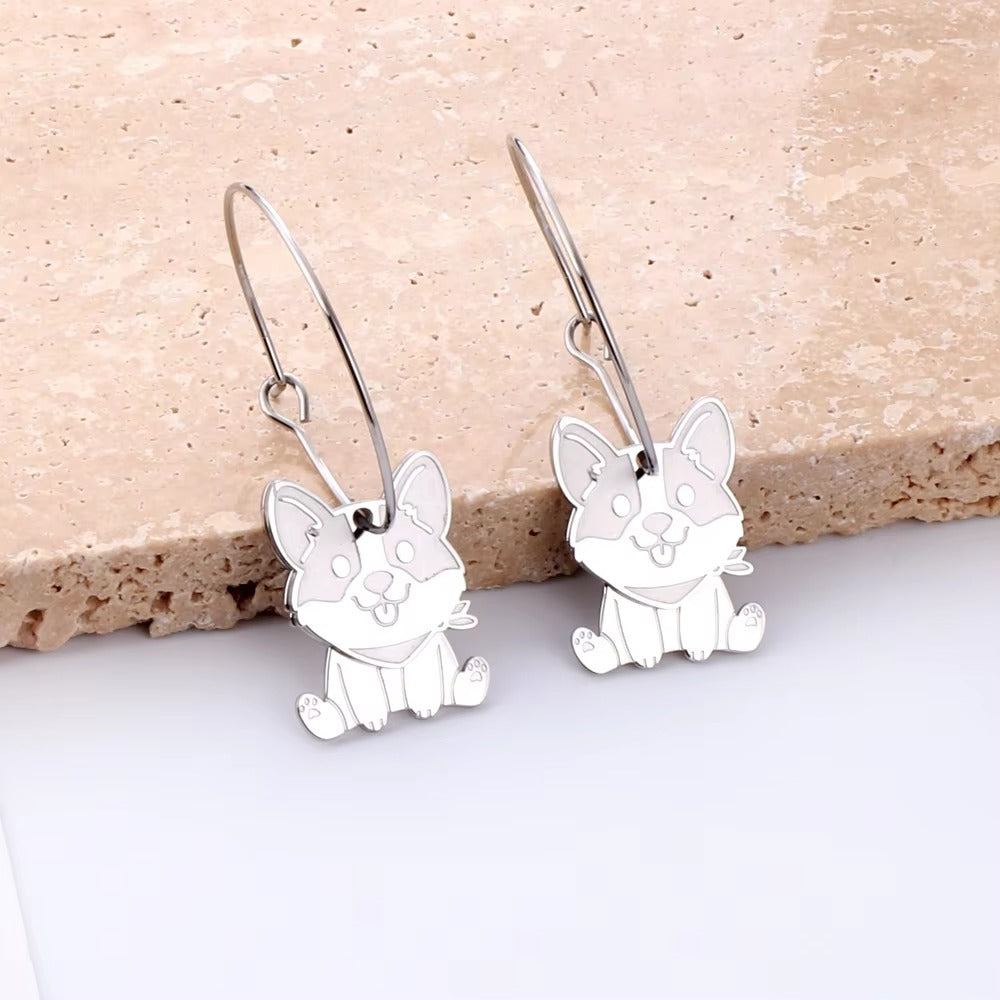 Yega Dog Hoops | Waterproof Silver