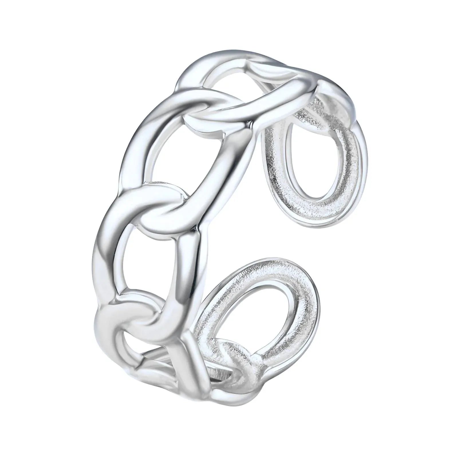 Alisa Chain Wrap Adjustable Ring | Waterproof 18k Gold & Silver