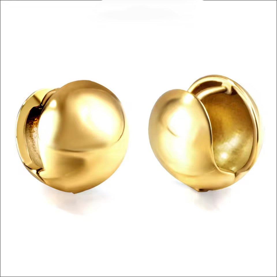 Gleam Ball Huggie Hoops