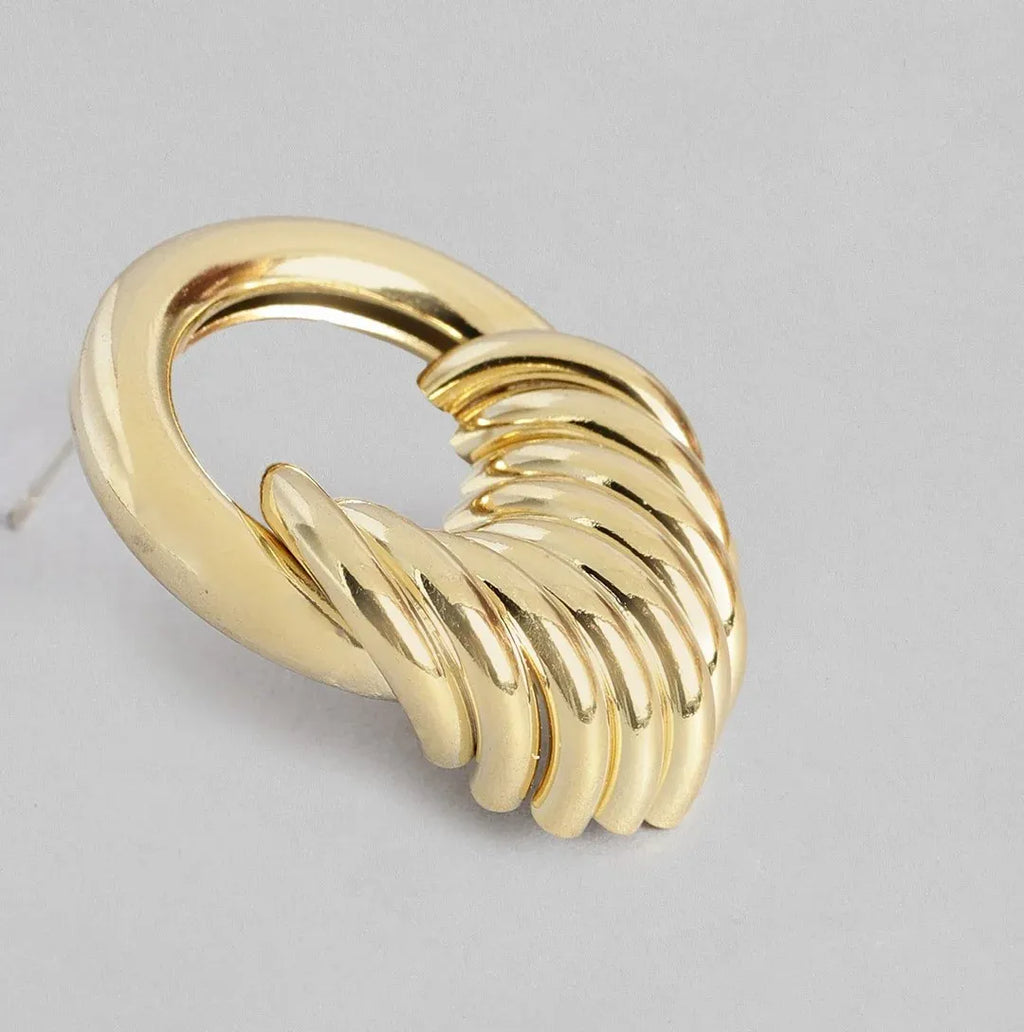 Bria Multi Loop Stud Earrings | Waterproof 18k Gold