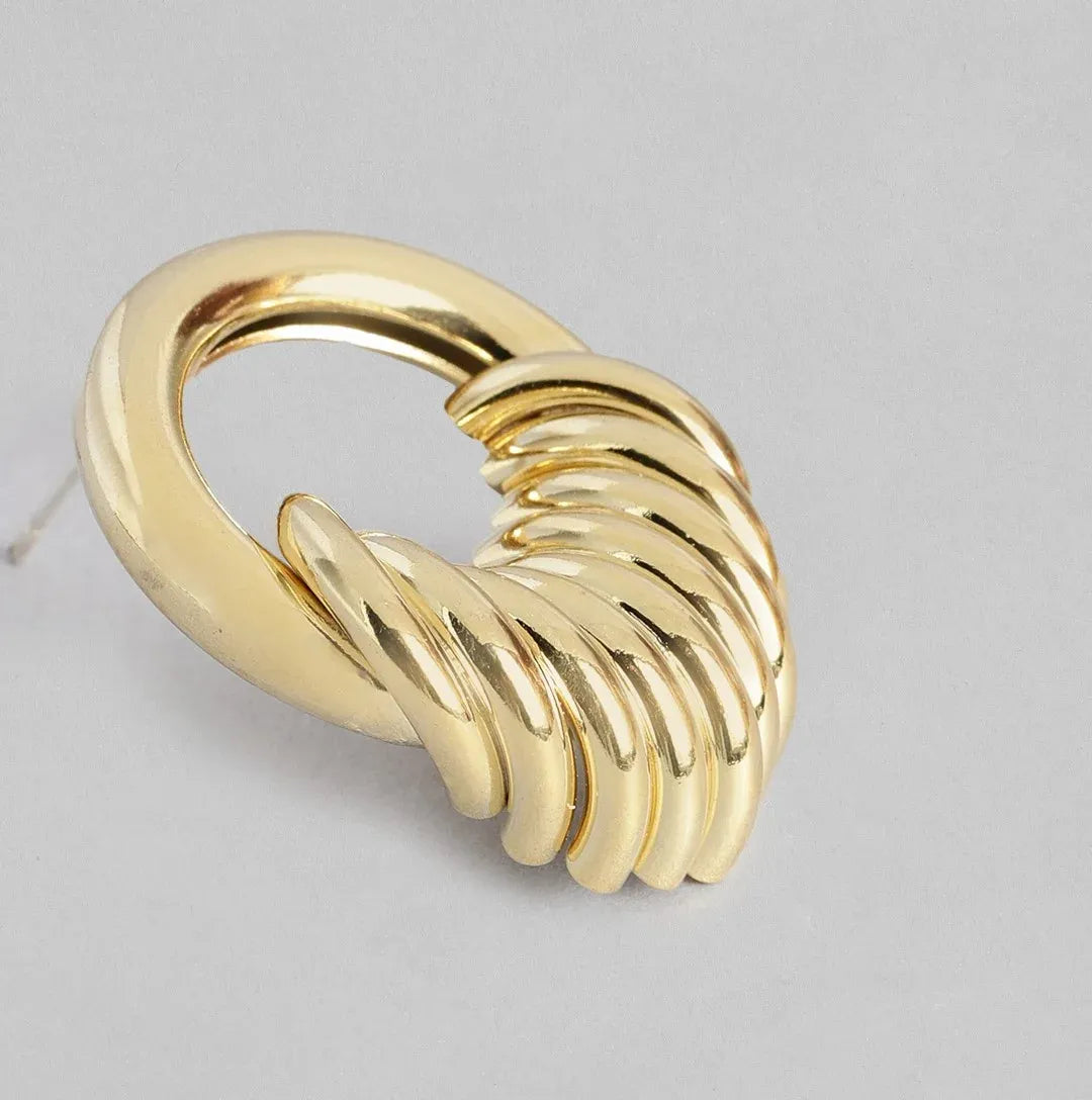 Bria Multi Loop Stud Earrings | Waterproof 18k Gold