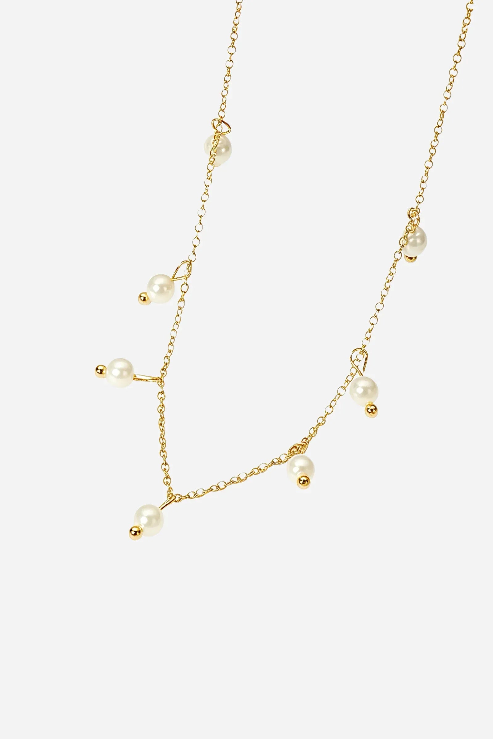 Amaya Pearl Necklace | Waterproof 18k Gold