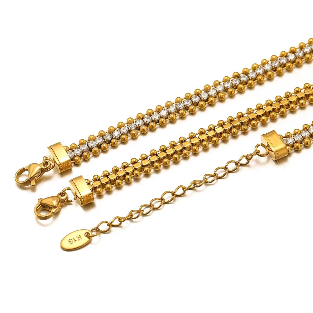 Eithne Beaded Tennis Tennis Bracelet