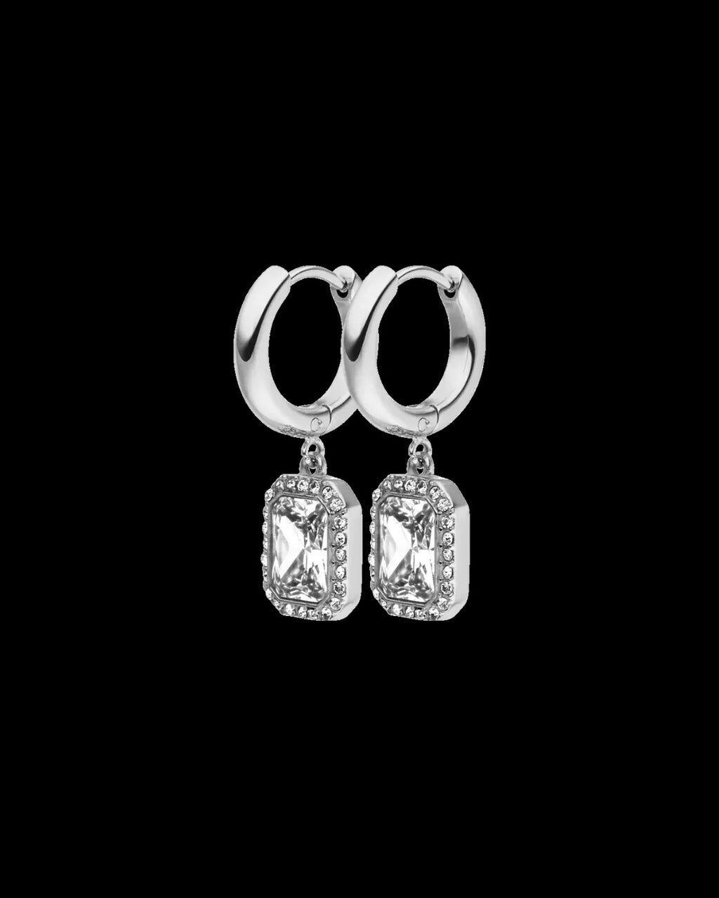 Velour Brilliant CZ Huggie Hoops