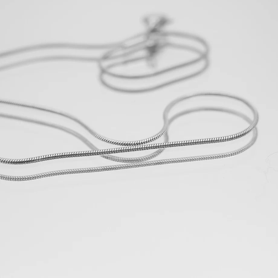 Orla	1mm wide Snake Chain Necklace 45+5cm