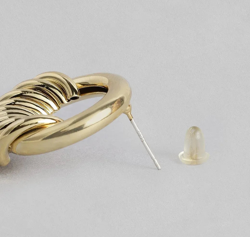 Bria Multi Loop Stud Earrings | Waterproof 18k Gold