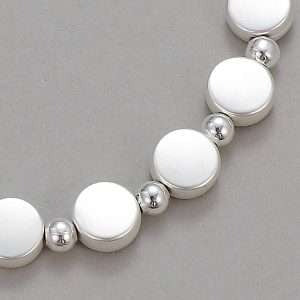 Dorothy Pearl Station Necklace | Waterproof 18k Gold & Silver