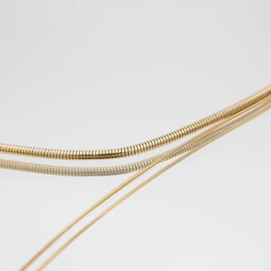 Kelly 2mm wide Snake Chain Necklace 45+5cm