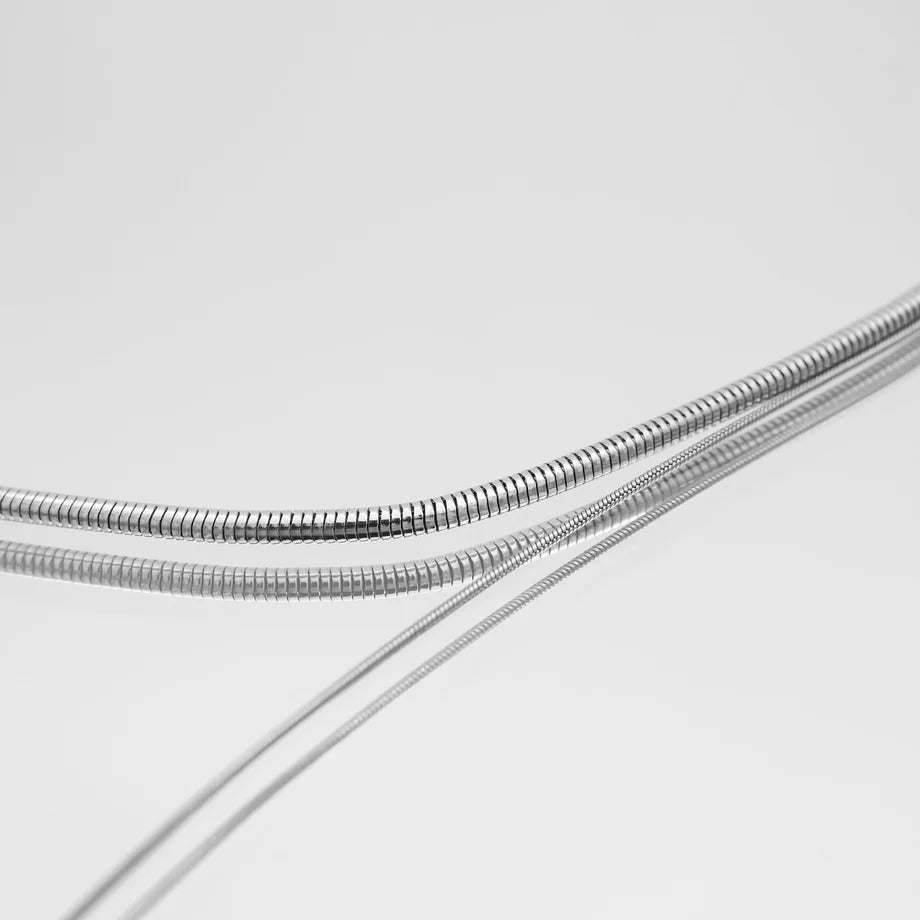 Orla	1mm wide Snake Chain Necklace 45+5cm