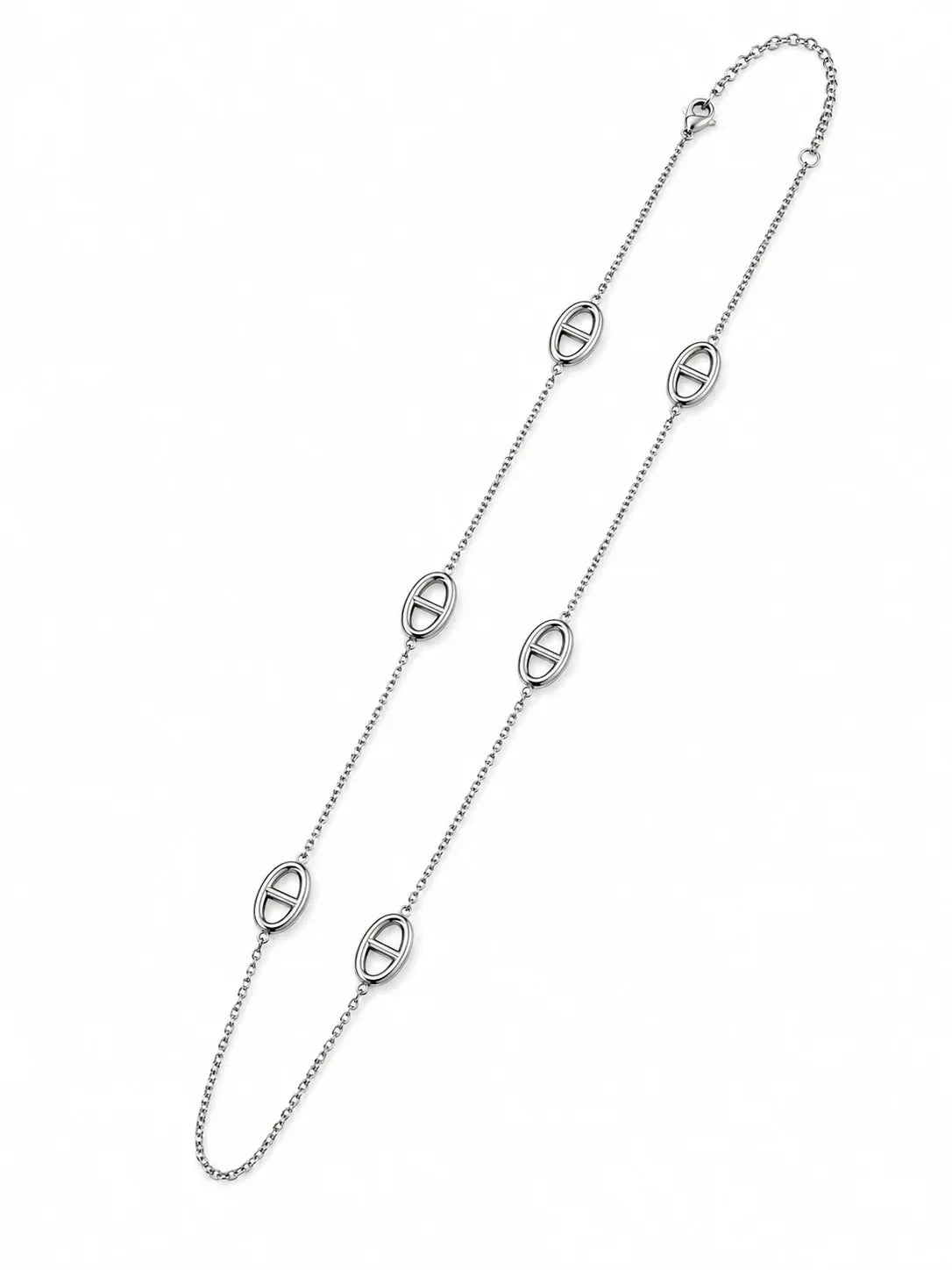 Atalanta H-Chain Necklace | Waterproof 18k Gold & Silver
