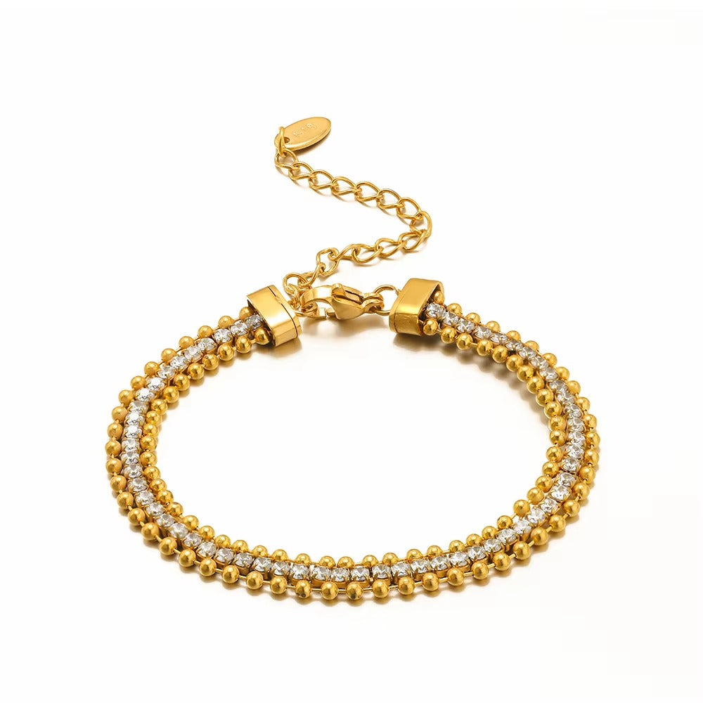 Eithne Beaded Tennis Tennis Bracelet