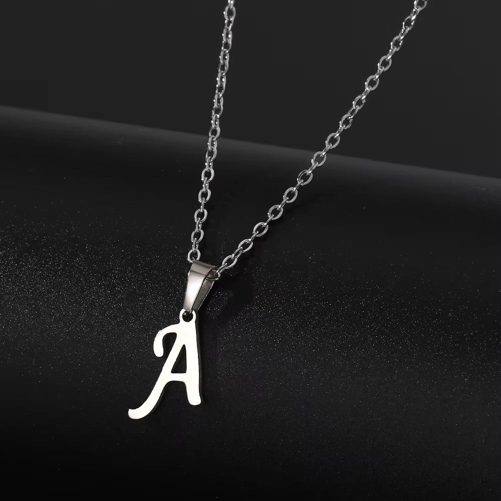 Jessie Initial Letter Necklace