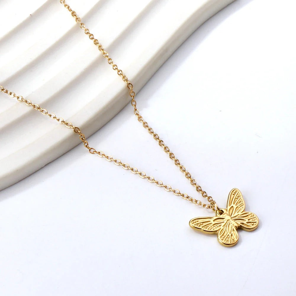 Blake Butterfly Necklace | Waterproof 18k Gold