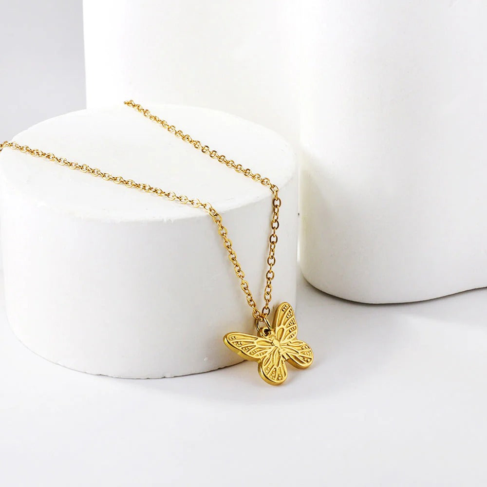 Blake Butterfly Necklace | Waterproof 18k Gold