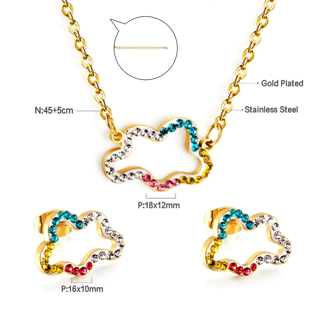 Ava Rainbow Clouds Set | Buy Set or Individual