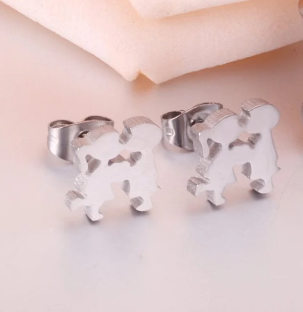 Annie Kissing Studs | Waterproof 18k Gold & Silver