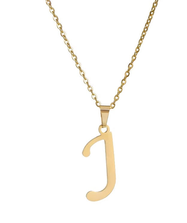 Jessie Initial Letter Necklace