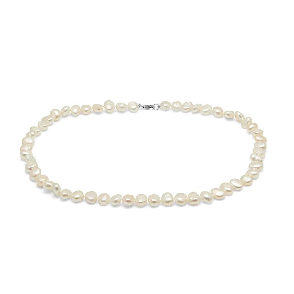Nashville Natural Freshwater Baroque Pearl Necklace- 45+5cm Length