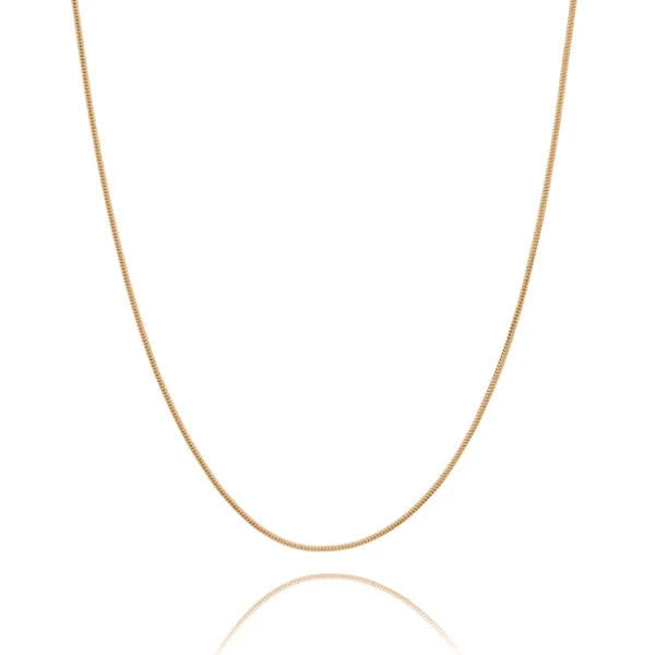 Orla 1mm Snake Chain Necklace  | Waterproof 18k Gold